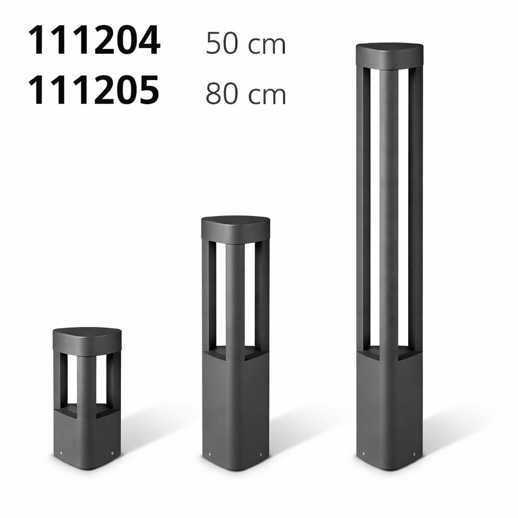 111204 & 111205 - Dış Mekan Bollard Aydınlatma