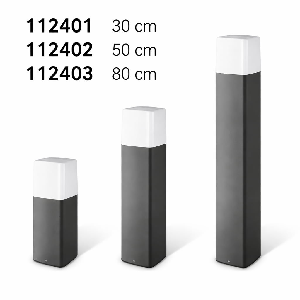 112401 & 112402 & 112403 - Dış Mekan Bollard Aydınlatma