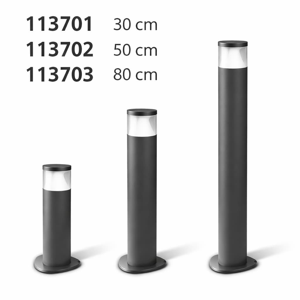 113701 & 113702 & 113703 - Dış Mekan Bollard Aydınlatma
