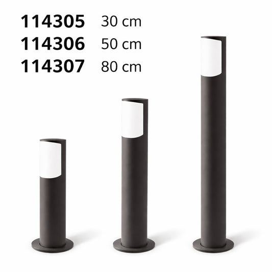 114305 & 114306 & 114307 - Dış Mekan Bollard Aydınlatma